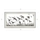 Картина в раме Декор Депо Константин Малютин "Птицы" E20 31x61 см