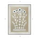 Картина в раме Декор Депо Константин Малютин "Лунные цветы" E20 41x31 см