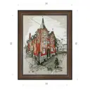 Картина в раме Декор Депо Константин Малютин "Sakala 23 Tallinn" E21 46x36 см