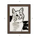 Картина в раме Декор Депо Константин Малютин "Кот" E21 46x36 см