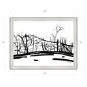 Картина в раме Декор Депо Константин Малютин "Забор" E20 51x66 см