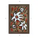 Картина в раме Декор Депо Константин Малютин "Белые цветы" E21 51x36 см