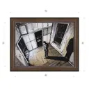 Картина в раме Декор Депо Константин Малютин "В мастерской" E21 36x46 см