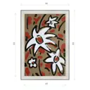 Картина в раме Декор Депо Константин Малютин "Белые цветы" E20 66x46 см