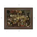 Картина в раме Декор Депо Питер Брейгель "Битва поста и масленницы" E21 31x41 см