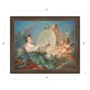Картина в раме Декор Депо Франсуа Буше "Аллегория изобразительного искусства" E21 46x56 см