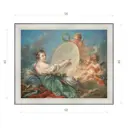 Картина в раме Декор Депо Франсуа Буше "Аллегория изобразительного искусства" E20 46x56 см