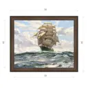 Картина в раме Декор Депо Монтегю Доусон "Борт на сложной волне" E21 46x56 см