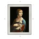 Картина в раме Декор Депо Леонардо да Винчи "Дама с горностаем" E20 46x36 см