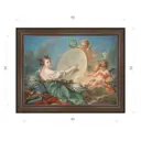 Картина в раме Декор Депо Франсуа Буше "Аллегория изобразительного искусства" E21 36x46 см