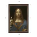 Картина в раме Декор Депо Леонардо да Винчи "Спаситель мира" E21 66x46 см