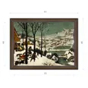 Картина в раме Декор Депо Питер Брейгель "Охотники на снегу" E21 46x61 см