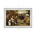 Картина в раме Декор Депо Питер Брейгель "Крестьянский танец" E20 36x51 см