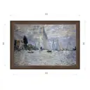 Картина в раме Декор Депо Моне "Лодки регаты в Аржантае" E21 46x66 см