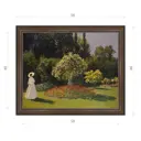 Картина в раме Декор Депо Моне "Дама на прогулке" E21 46x56 см