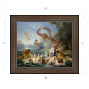 Картина в раме Декор Депо Франсуа Буше "Рождение и триумф Венеры" E21 31x36 см