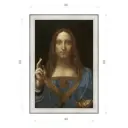 Картина в раме Декор Депо Леонардо да Винчи "Спаситель мира" E20 66x46 см