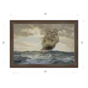 Картина в раме Декор Депо Монтегю Доусон "Гордый корабль" E21 46x66 см