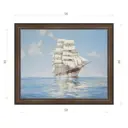 Картина в раме Декор Депо Монтегю Доусон "Ожидание паруса" E21 46x56 см