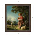 Картина в раме Декор Депо Франсуа Буше "Урок музыки" E21 66x61 см