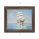 Картина в раме Декор Депо Монтегю Доусон "Ожидание паруса" E21 31x36 см