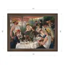 Картина в раме Декор Депо Пьер Огюст Ренуар "Завтрак гребцов" E21 46x61 см