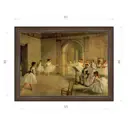 Картина в раме Декор Депо Эдгар Дег "Балетный класс оперы на улице ЛаПелетье" E21 46x61 см