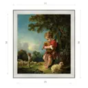 Картина в раме Декор Депо Франсуа Буше "Урок музыки" E20 56x51 см