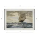 Картина в раме Декор Депо Монтегю Доусон "Гордый корабль" E20 36x51 см