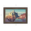 Картина в раме Декор Депо Николай Рерих Замок Ладах E21 31x46 см