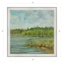 Картина в раме Декор Депо Михаил Харитонов Лесное озеро E20 61x61 см