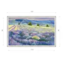Картина в раме Декор Депо Ксения Черномор "Волны лаванды" E20 76x121 см