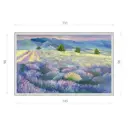 Картина в раме Декор Депо Ксения Черномор "Волны лаванды" E20 96x151 см
