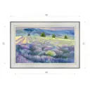 Картина в раме Декор Депо Ксения Черномор "Волны лаванды" E20 31x46 см