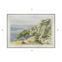 Картина в раме Декор Депо Ксения Черномор "Крым. Новый Свет. Царская Бухта" E20 36x51 см