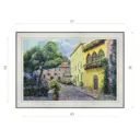 Картина в раме Декор Депо Ксения Черномор "Солнечный дом в Сант Арканджело ди Романья" E20 36x51 см