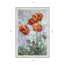 Картина в раме Декор Депо Ксения Черномор Маки в небесах E20 76x51 см