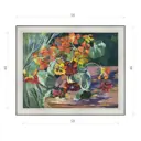 Картина в раме Декор Депо Ксения Черномор "Вальс настурций" E20 46x56 см