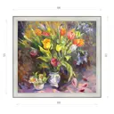 Картина в раме Декор Депо Ксения Черномор "Тюльпаны" E20 61x66 см