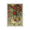 Картина в раме Декор Депо Ксения Черномор "Рубиновый букет" E20 116x81 см
