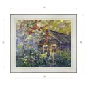 Картина в раме Декор Депо Ксения Черномор "Догорающий день в память уходящего лета" E20 36x41 см