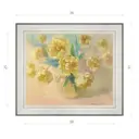 Картина в раме Декор Депо Ксения Черномор "Цветущее солнце" E20 31x36 см