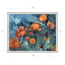 Картина в раме Декор Депо Ксения Черномор "Маки и Космос" E20 81x101 см