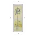 Картина в раме Декор Депо Ксения Черномор "Райские инжиры" E20 106x36 см