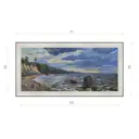 Картина в раме Декор Депо Ксения Черномор "Гармония" E20 36x71 см