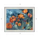 Картина в раме Декор Депо Ксения Черномор "Маки и Космос" E20 46x56 см