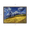Картина в раме Декор Депо Ксения Черномор "В начале сотворил..." E21 91x126 см