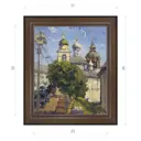 Картина в раме Декор Депо Ксения Черномор "Москва Зарядье" E21 36x31 см