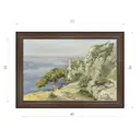 Картина в раме Декор Депо Ксения Черномор "Крым. Новый Свет. Царская Бухта" E21 36x51 см