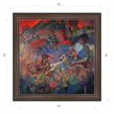 Картина в раме Декор Депо Эдуард Абжинов "Red Moscow" E21 46x46 см